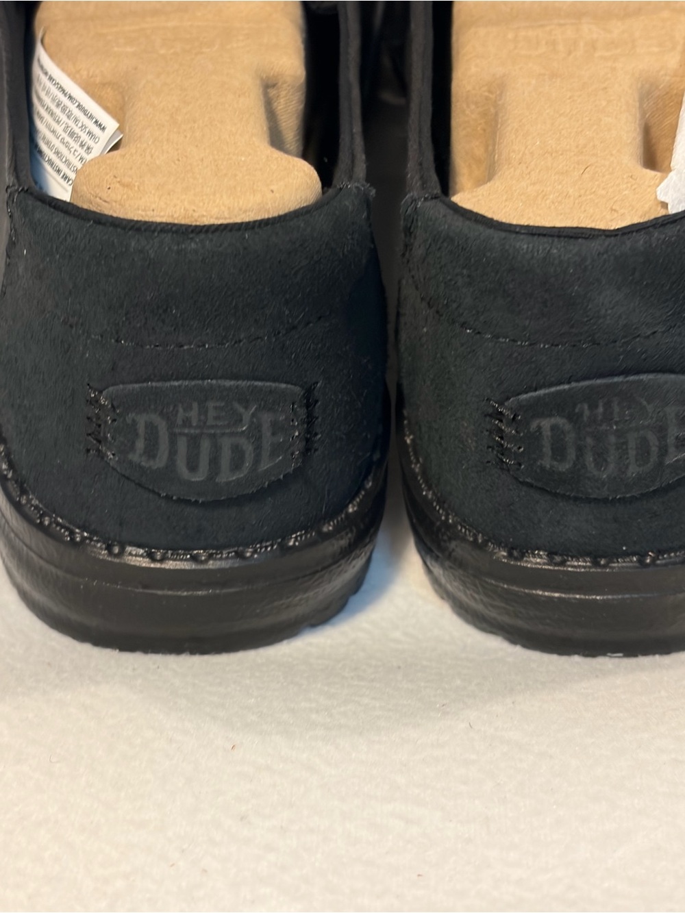 Hey Dude Women’s Black Casual Slip-On Shoes with Pearl Like Detail - Picture 3 of 7